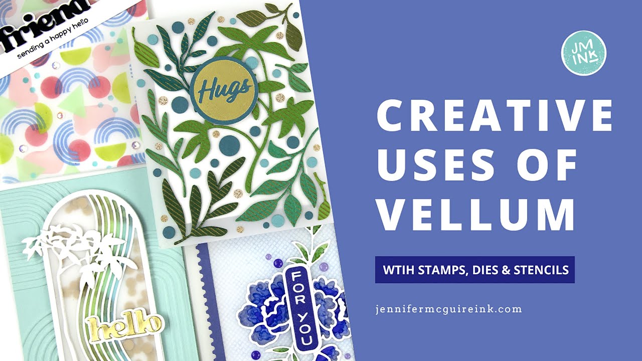 How to Emboss Vellum with the Cricut - CutterCrafter