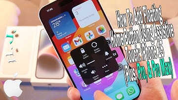 How To Add Floating Home Button Using Assistive Touch: iPhone 15 (Plus, Pro, & Pro Max)