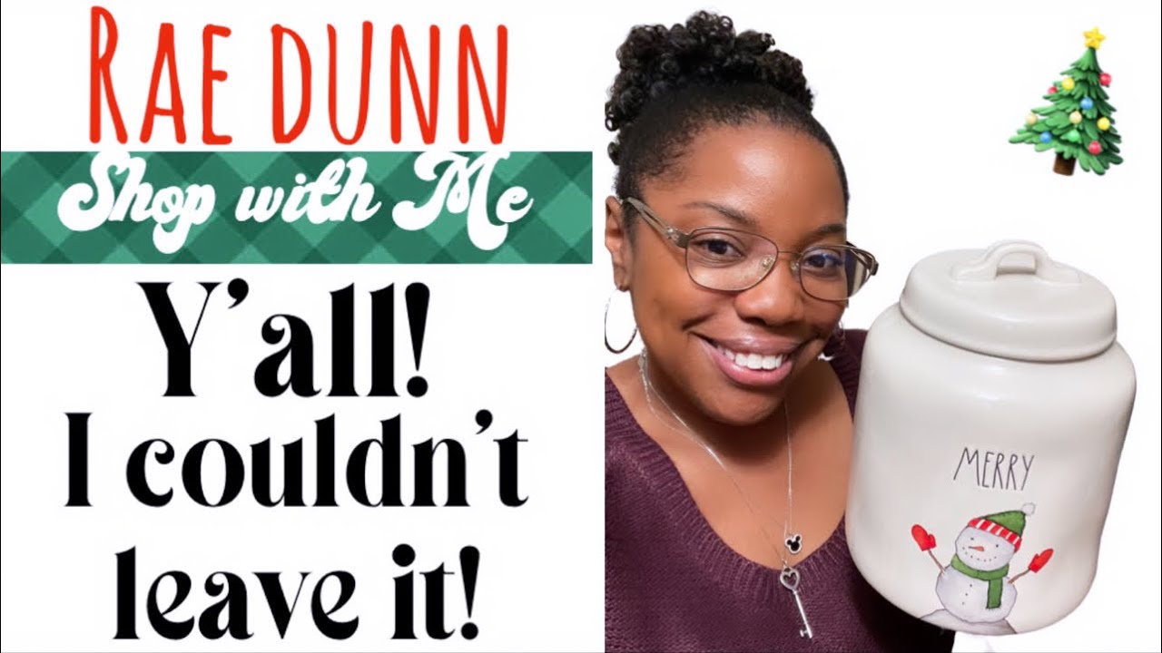 RAE DUNN CHRISTMAS SHOP WITH ME RAE DUNN CANISTER RAE DUNN