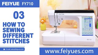 Feiyue Fy710 How To Sew Different Sches With Computerized Sewing Machine For Beginners?
