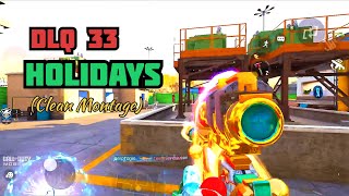 DLQ 33 Holidays hits DIFFERENT.. ❄️ (CODM Sniper Montage)