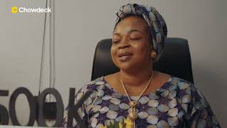 Amoke Oge has officially crossed 500,000 deliveries on Chowdeck! 🎉