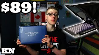 THE BEST BUDGET TELEPROMPTER!?!? (+ 🔥 GIVEAWAY) - Teleprompter by Leeventi