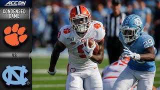 Clemson vs North Carolina Condensed Game | ACC Football