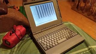 Jetbook 386D-33 + Dreamblaster S2P testing with MIDI playback