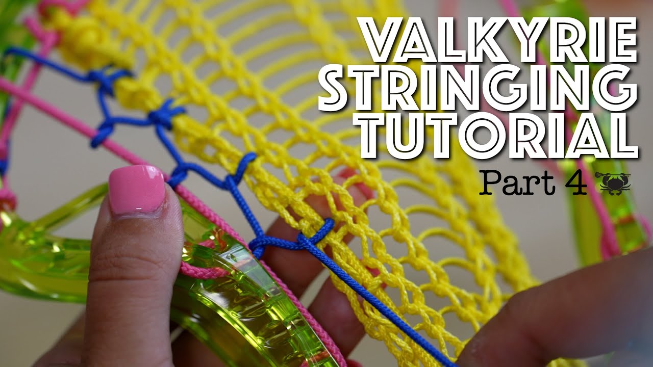 Armor Mesh Stringing Tutorial: Part 4 (Crosslace) - YouTube