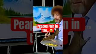 Bob Ross’ Squirrel Crashes the Set PeaPod 🐿️😂 | 10-Second AI Chaos #Shorts