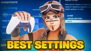 *NEW* Best Controller Settings + Sensitivity For Fortnite Chapter 7! (PS4/PS5/XBOX/PC)