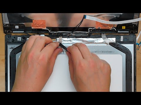 Lenovo IdeaPad FLEX 14API laptop screen replacement tutorial. Step-by-step instructions.