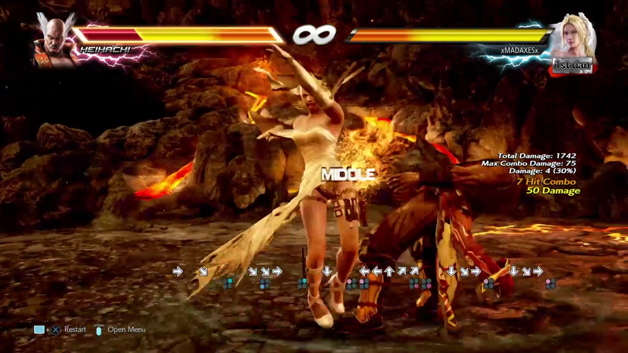 TEKKEN 7 Nina iws1 ws+2 staple YouTube