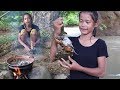 Earned Two Big Crabs To Boiled On The Clay For Food - Cooking Big Crabs For Eating Delicious, ep16