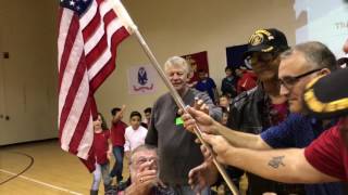 Veterans do Mannequin Challenge at Tadmore Elementary