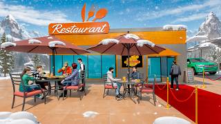Winter Beach Vacation Fun! Family Simulator Gameplay #2 screenshot 5