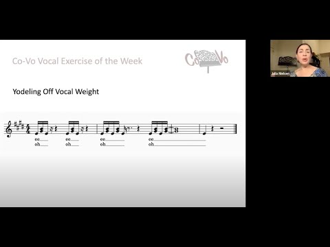 Co-Vo Vocal Exercise of the Week #7 | Yodeling Off Vocal Weight | Oct. 15, 2023