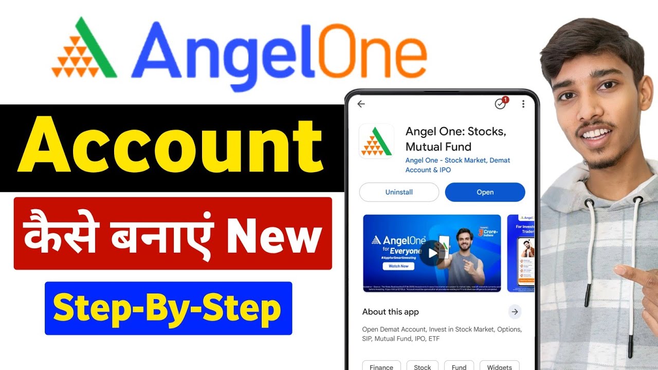 Angel one account opening 2025 | Angel one account kaise banaye | Angel one demat account opening