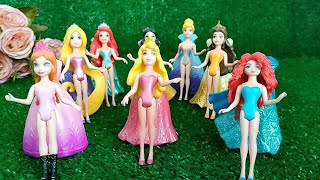 ASMR 5 MYSTERY SURPRISES Disney Princess Miniature Dolls Satisfying Unboxing NO Talking Video DIY