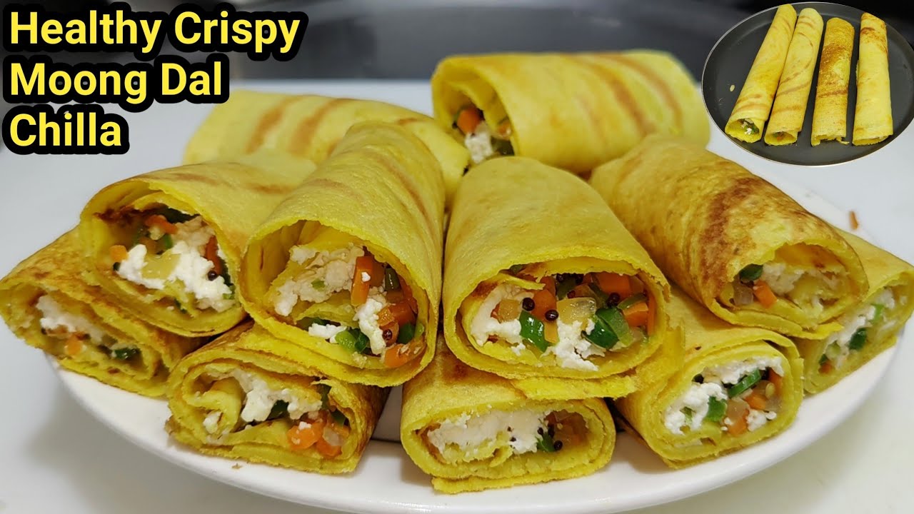 Moong Dal Chilla/मूंग दाल और पनीर का आसान चीला/Easy Breakfast Recipe/Moong  Dal Ka Cheela/Chef Ashok