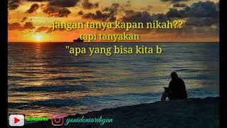 Story' wa // jangan tanya kapan nikah .kekinian