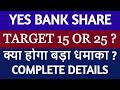 yes bank latest news | yes bank share news today | yes bank share target | yes bank results