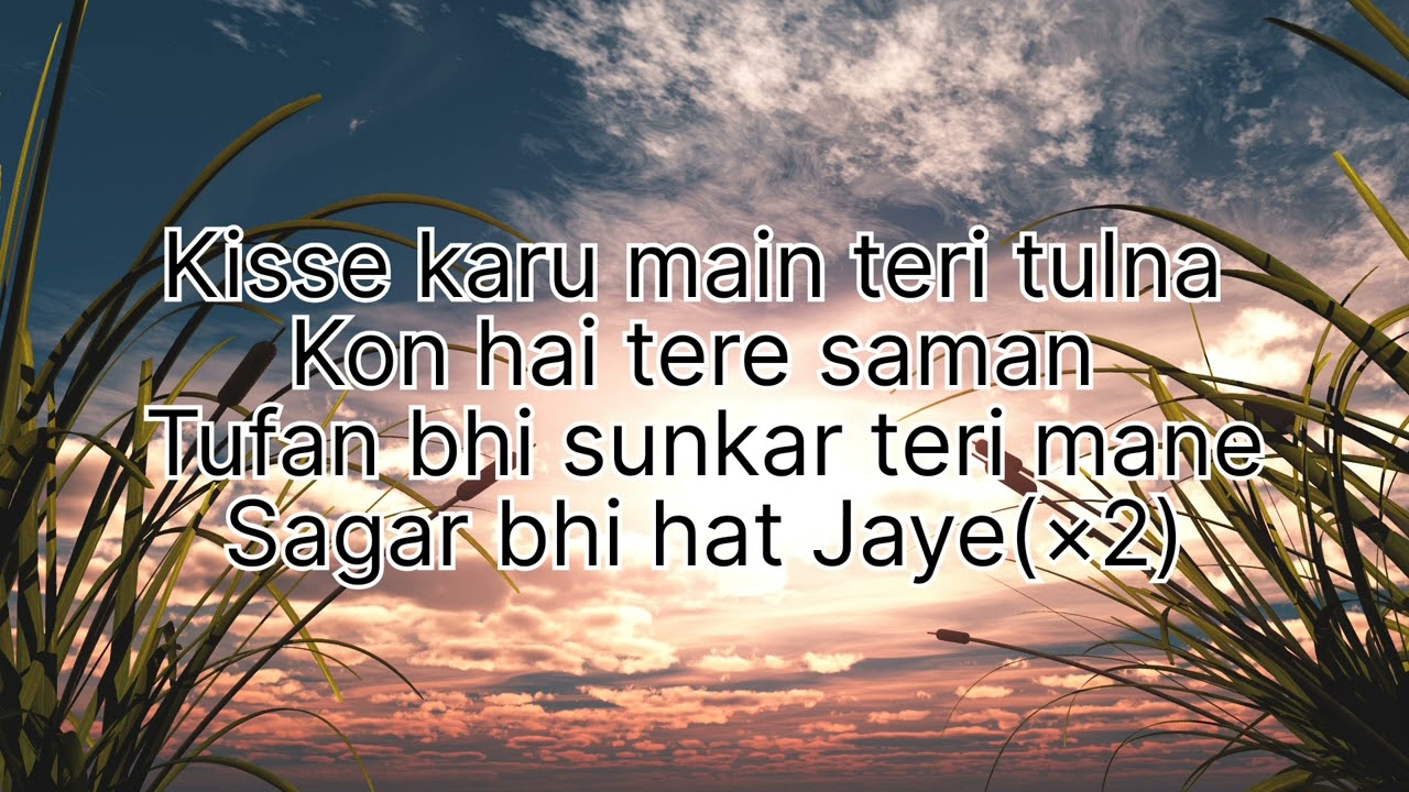 Ascharya tere  lyrics video song  hindi worship song  karbia official