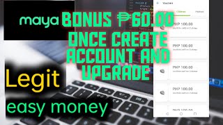 EASY ₱3,000.00 IN MAYA APPS | Q53XXX50M93N | REFERR A FRIEND | UPGRADE ACCT. #maya #akosidogie screenshot 3