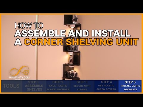 How to Assemble and Install a Corner Shelving Unit (Step By Step)