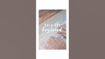 AULA F99 TTC CRESCENT SWITCHES #keyboard #keyboardasmr #shorts