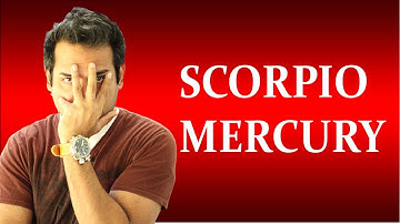 Mercury in Scorpio in Astrology (All about Scorpio Mercury zodiac sign)