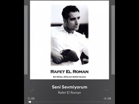 Rafet El Roman ft  Sinem   Seni Seviyorum (Lyrics Video)