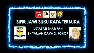 Sifir Jawi Suku Kata Terbuka