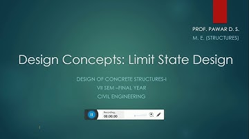 Limit State Method for Design RCC Structures as per IS456-2000
