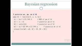 Bayesian regression with basis expansion