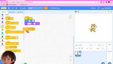 SCRATCH TUTORIAL How to broadcast a message