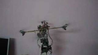 Ground testing of a Quadrotor