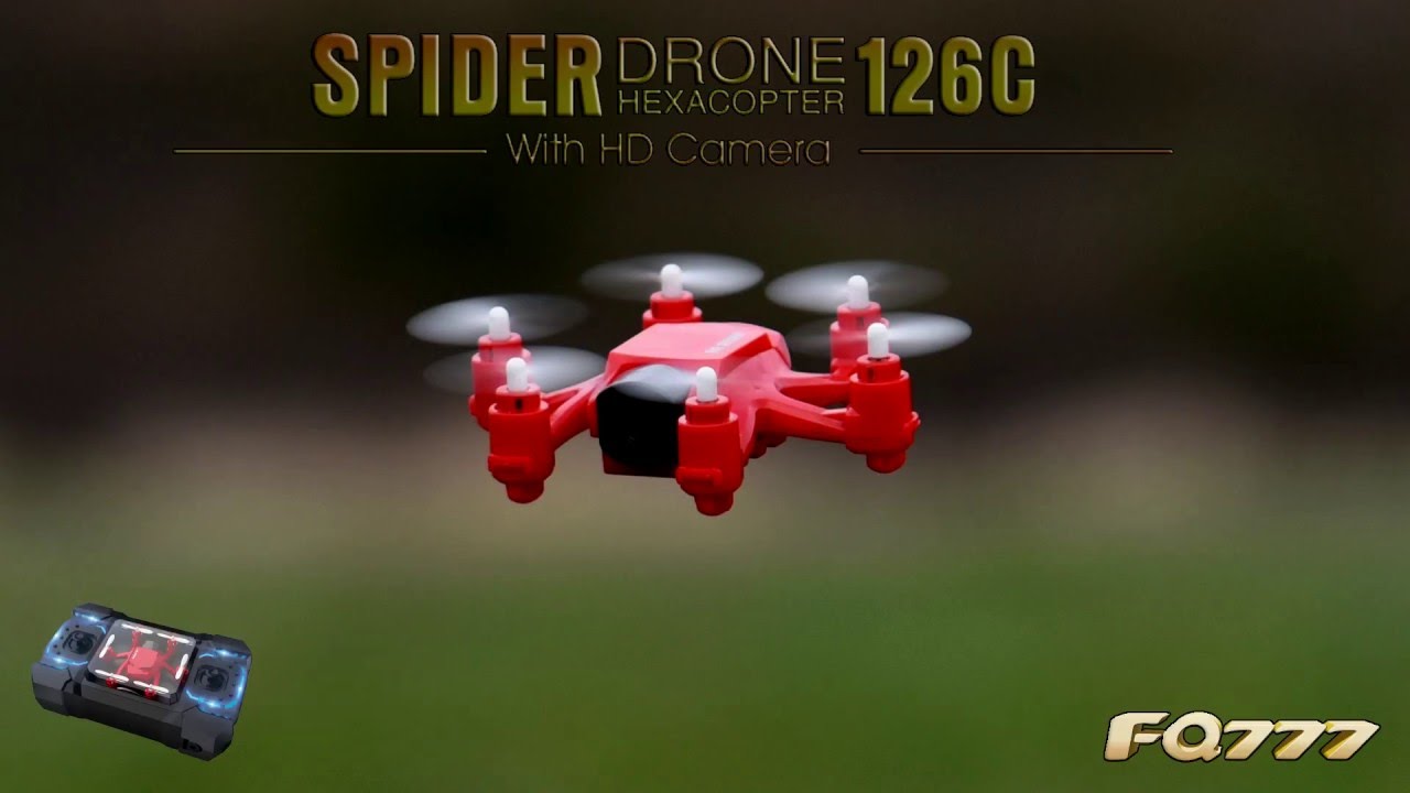 FQ777-126C - Nano Hex with 1280x720 camera, light and heavy wind