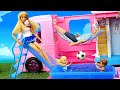 Las muñecas Barbies van de picnic. Vídeos de Barbie en español. Vídeos para niñas