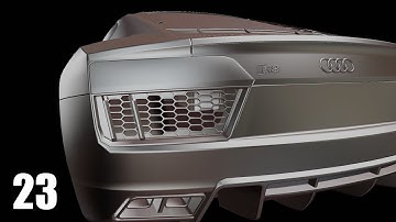 Blender 2.90 Car Modeling - Part 23 [R8 And V10]