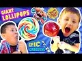 GIANT CHUPA CHUPS LOLLIPOPS vs. TOY!  Smash w/ Candy (Skylanders Imaginators Epic Unboxing Pt. 28)