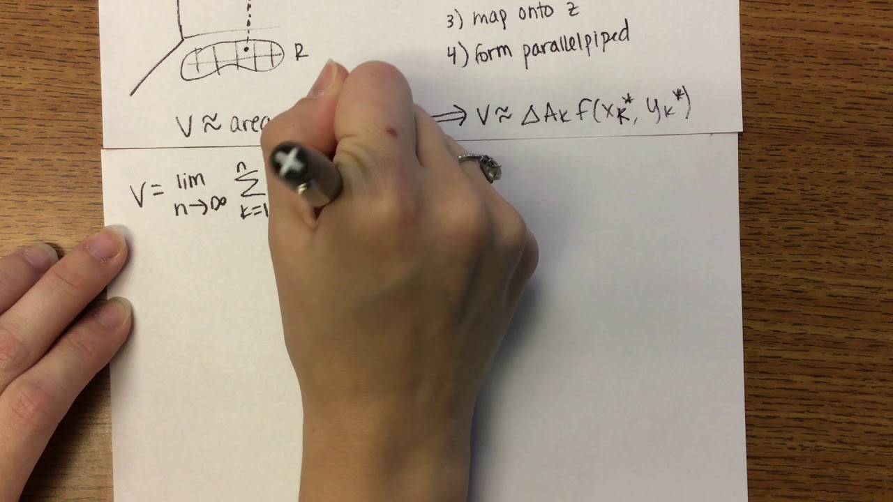 ตัวแปร double  Update  15.1: Double Integrals over Rectangles