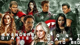 ►The Avengers & TVD Girls || I Don't Wanna Go To Bed [Crossover Couples ]