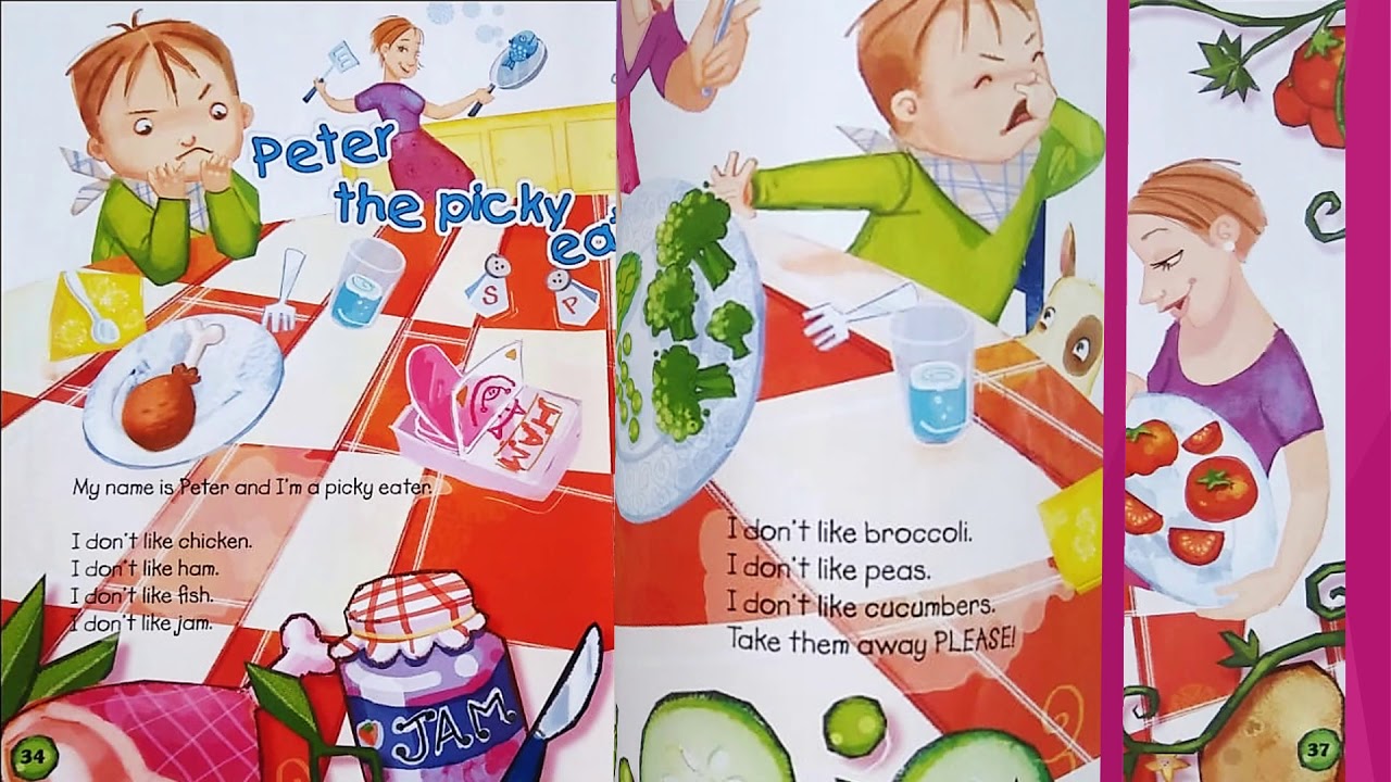 unit 8 big book Peter the picky eater - YouTube