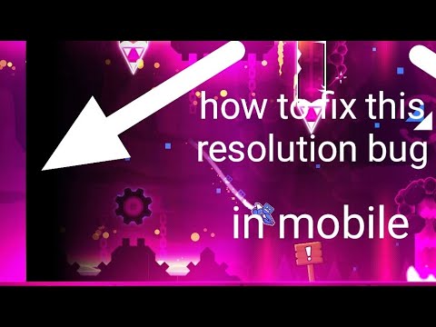 How to fix full-screen glitch in Geometry dash Mobile - YouTube