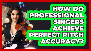 How Do Professional Singers Achieve Perfect Pitch Accuracy? - The Musician Encyclopedia