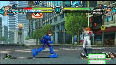 Frank West and Megaman vs Ippatsuman and Yatterman-1 - Tatsunoko vs Capcom: Ultimate All-Stars dc28
