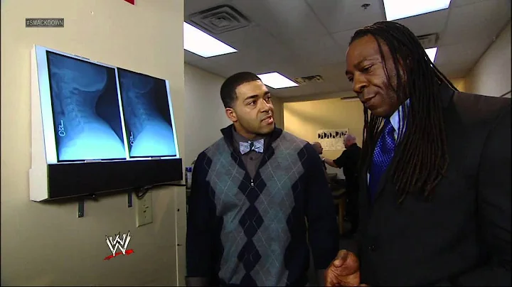Booker T meets with David Otunga concerning the Br...