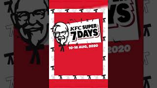 KFC Super 7 Days. Save upto 42%