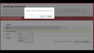 Blackboard 9.1.13: Delete Grading Schema
