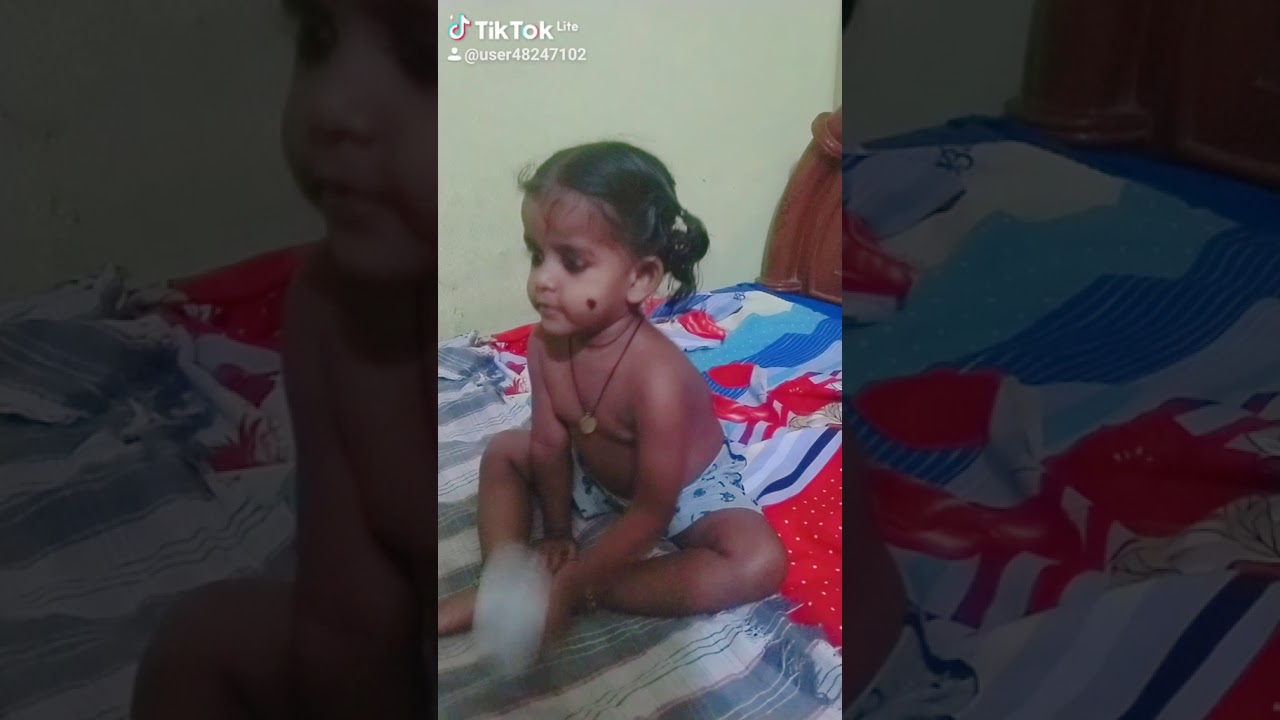 Little baby  girl  funny tik  tok  YouTube