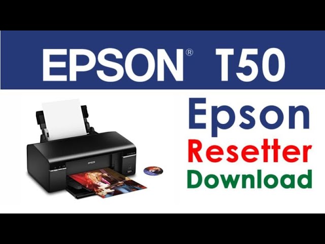 RESETER EPSON T50 SOFTWARE - YouTube