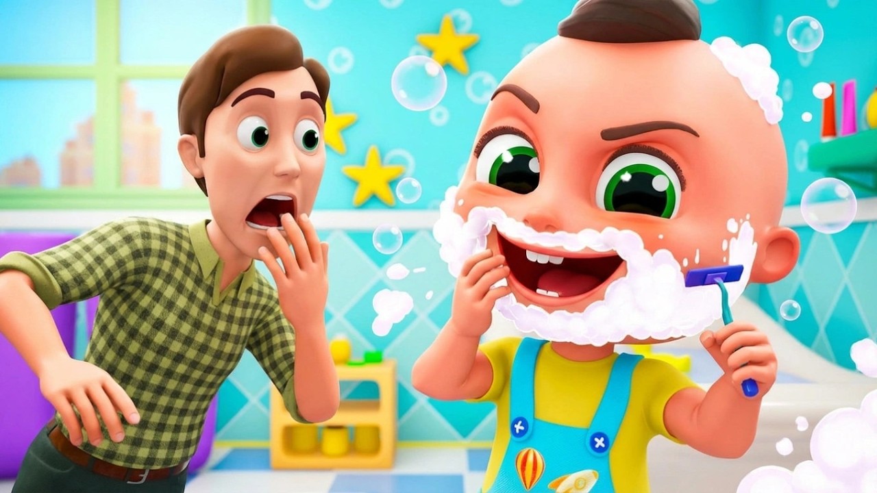 Chcę być jak tata 👔🚗 piosenka o marzeniach 🌈 Edukacyjne piosenki Baby Berry 🎶